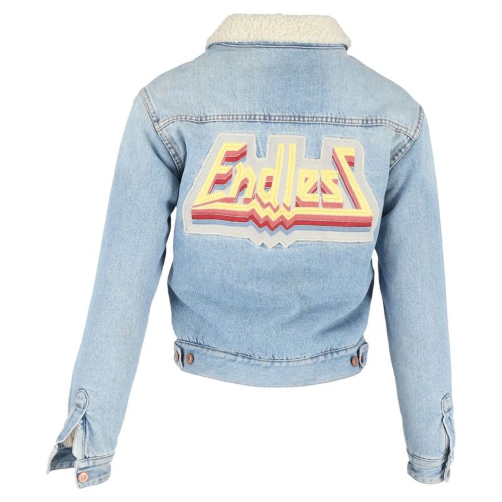 Isabel Marant Etoile Endless Camden Jacket in Blue Cotton Denim - Picture 3 of 3